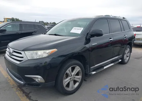 2012 Toyota Highlander Limited V6 z USA, uszkodzony, nr VIN 5TDYK3EH2CS069660